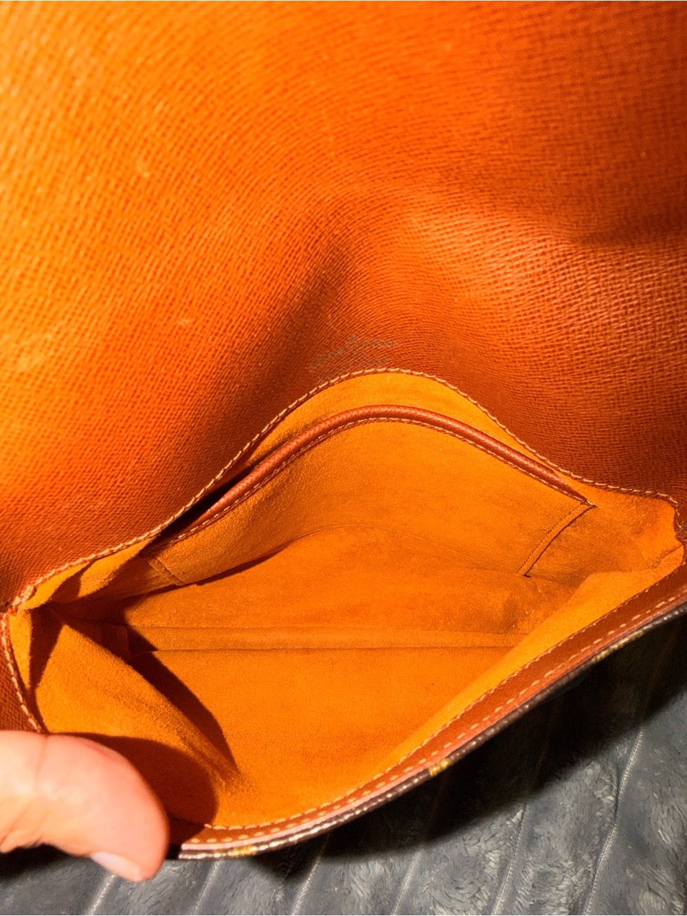 Louis Vuitton Monogram Canvas Crossbody in Brown & Tan - Picture 3 of 6